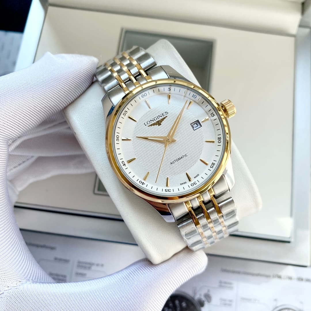 Longines White Watch