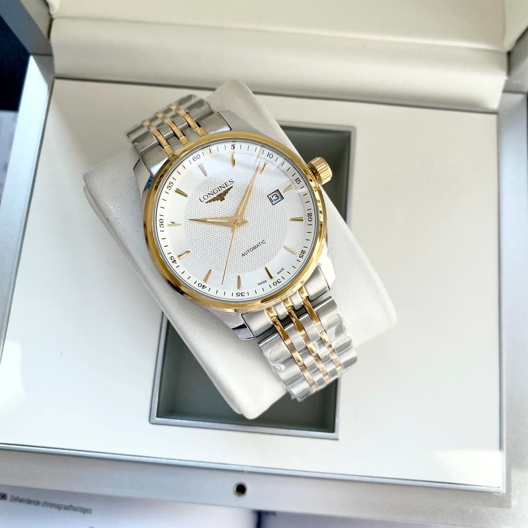 Longines White Watch