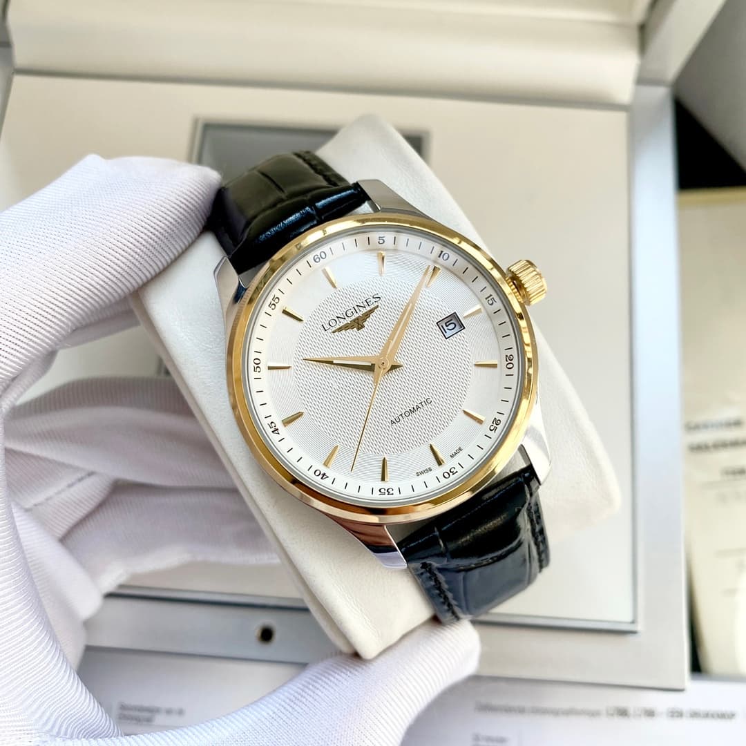 Longines White Watch