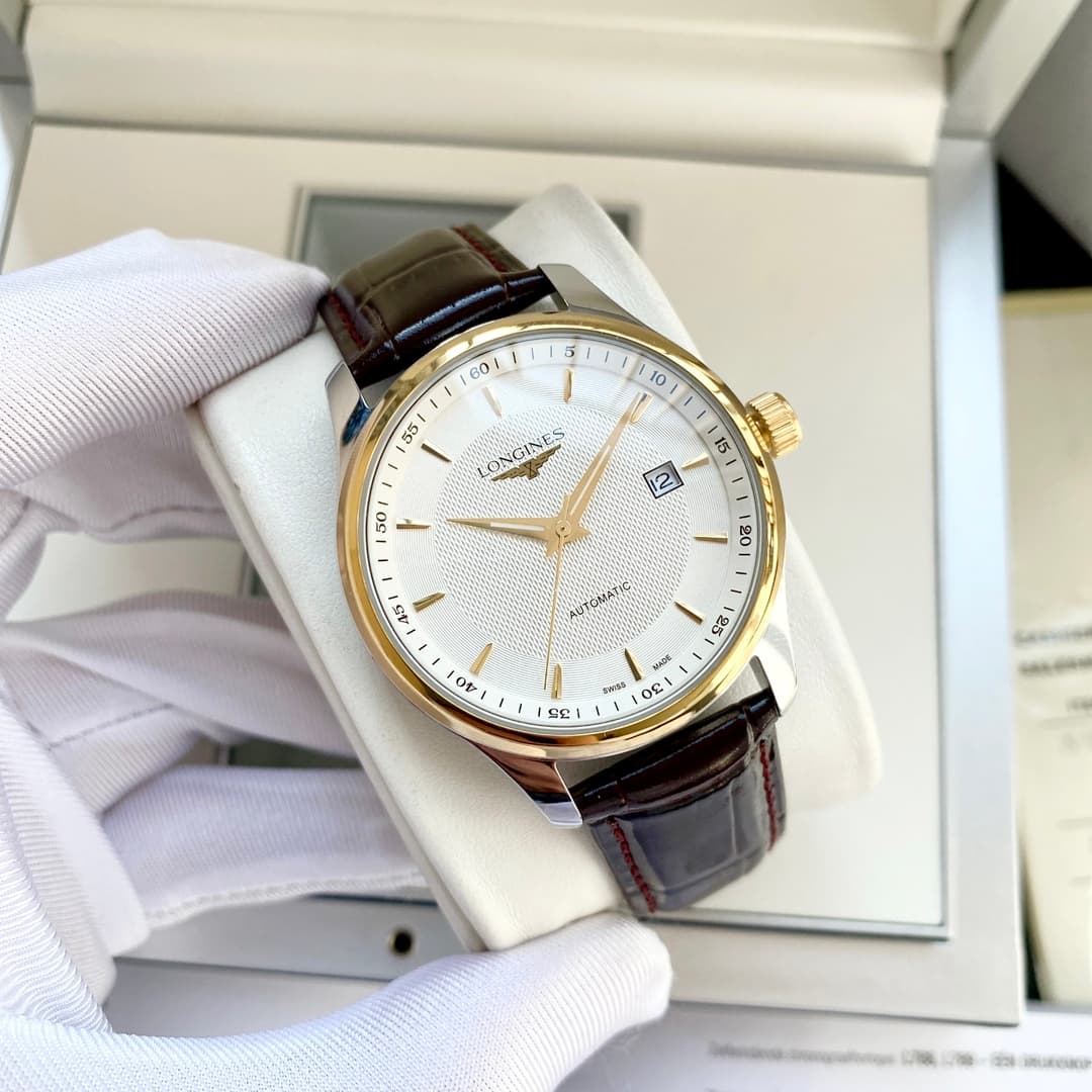 Longines White Watch