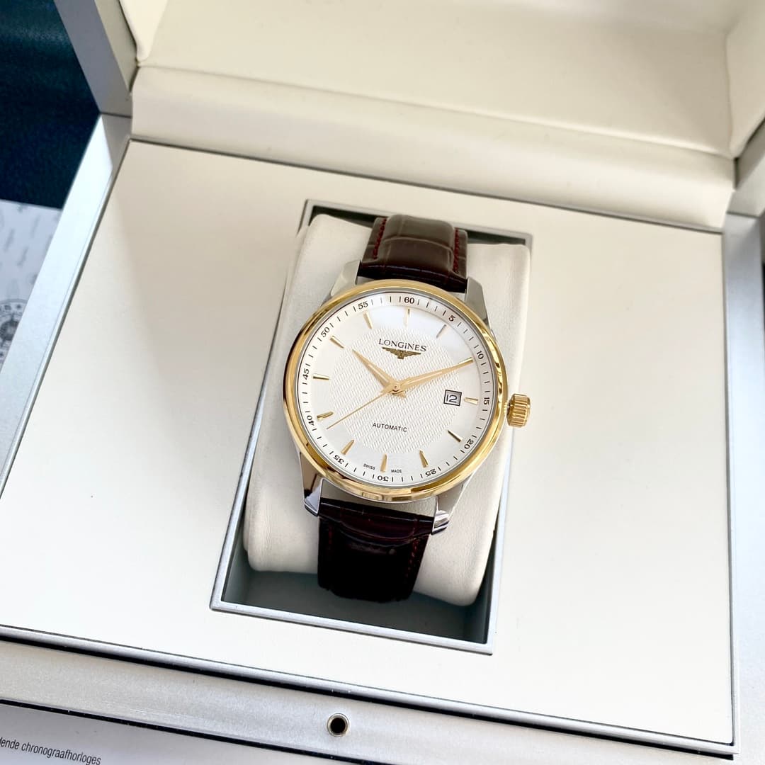 Longines White Watch
