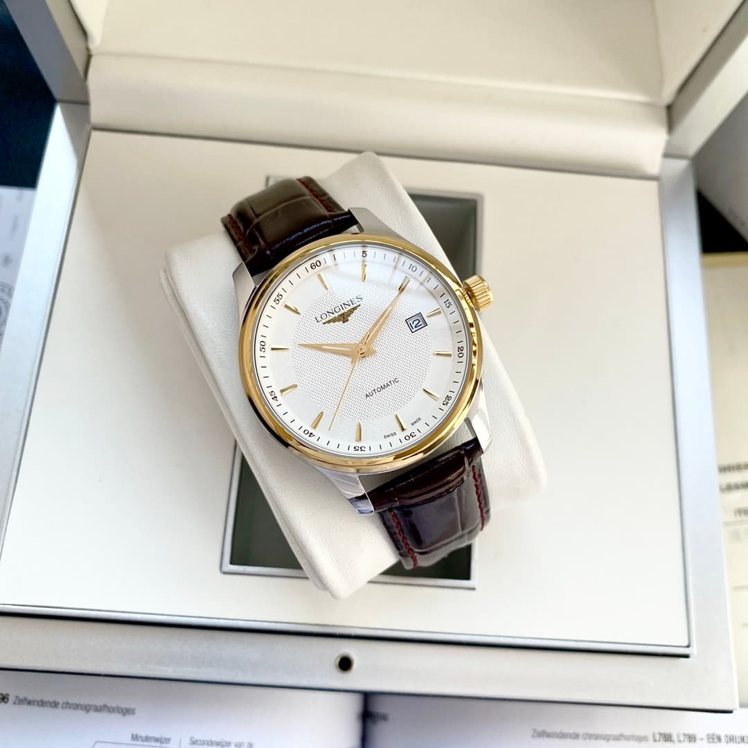 Longines White Watch