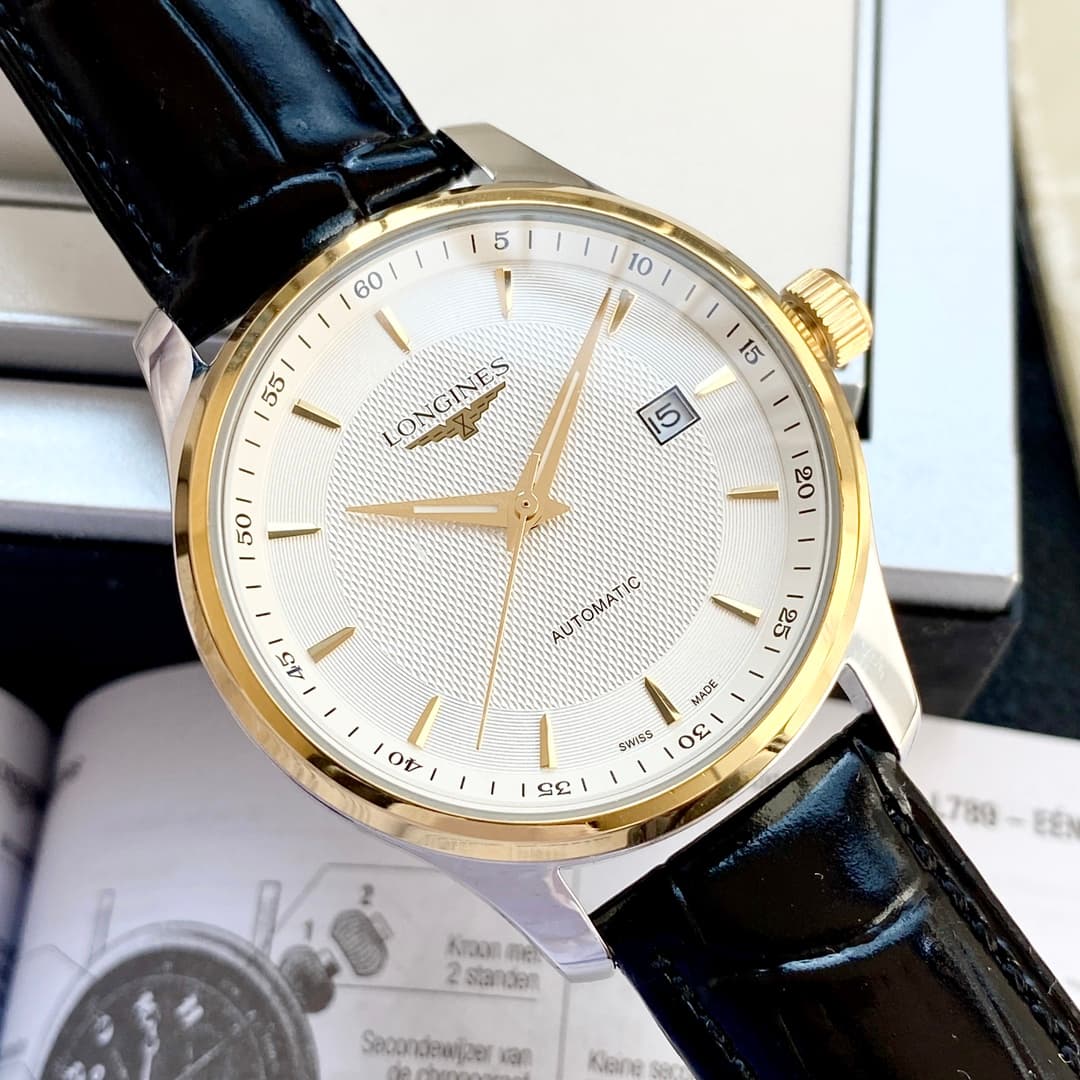Longines White Watch