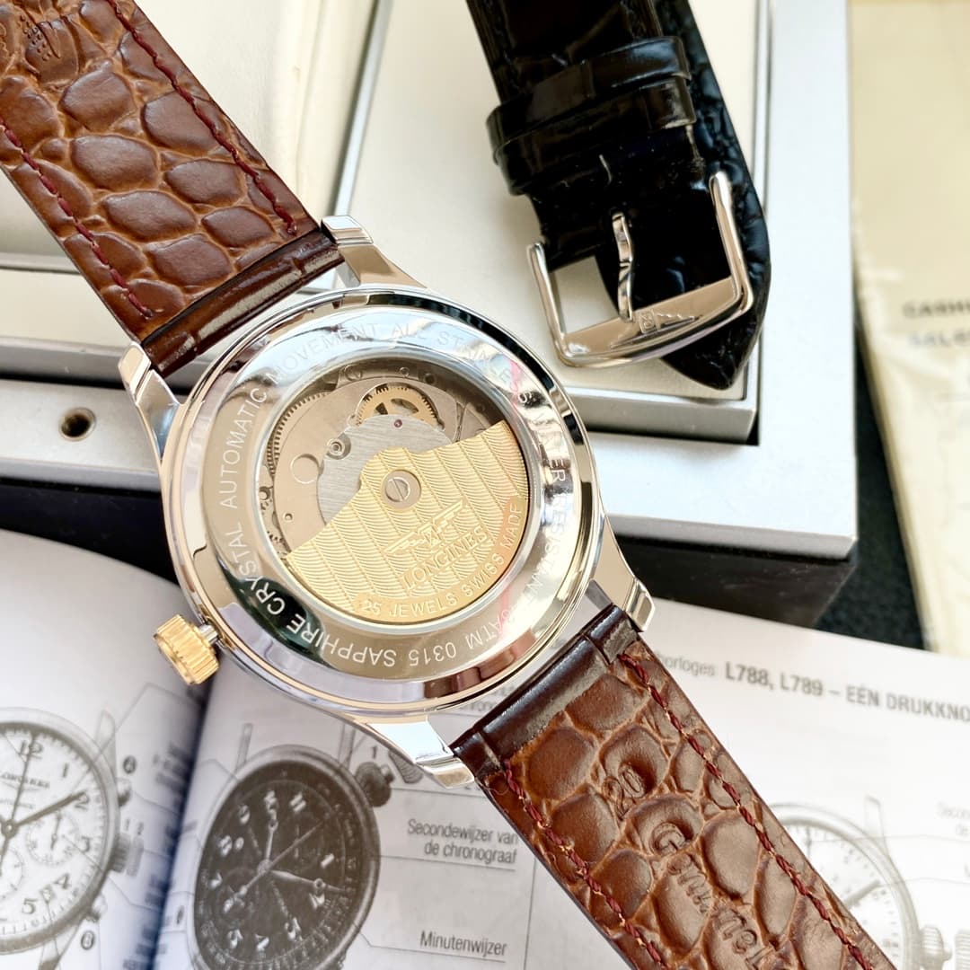 Longines White Watch