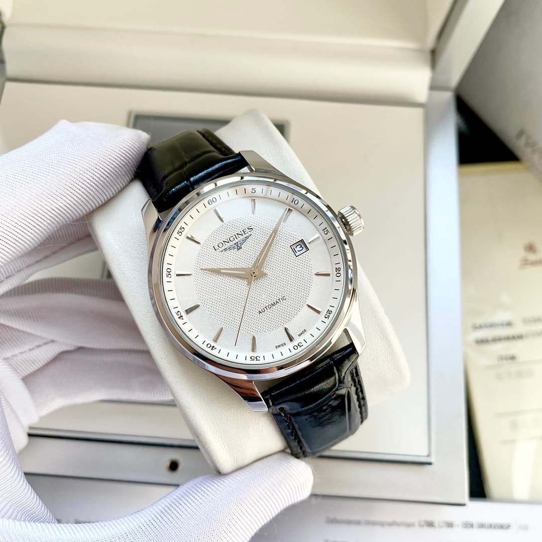 Longines White Watch
