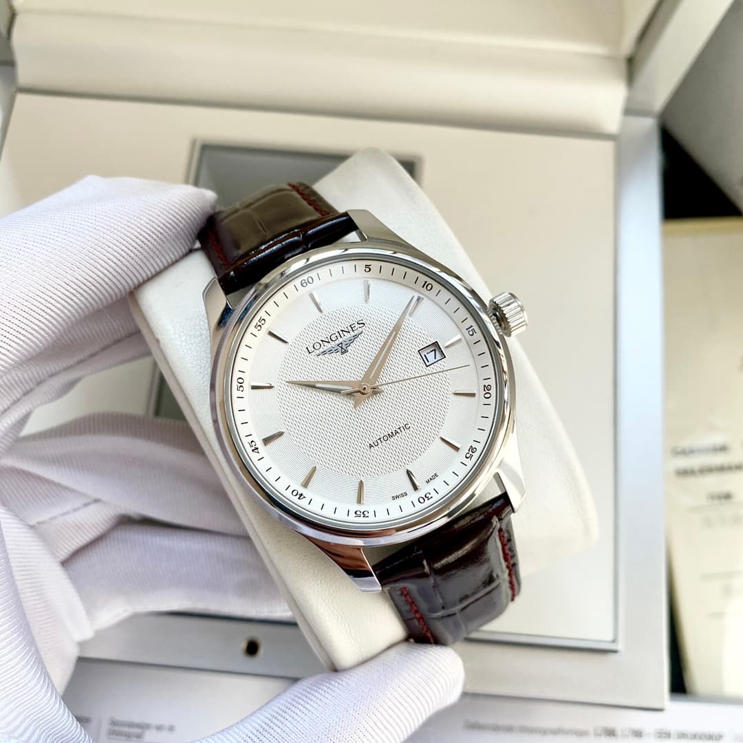 Longines White Watch
