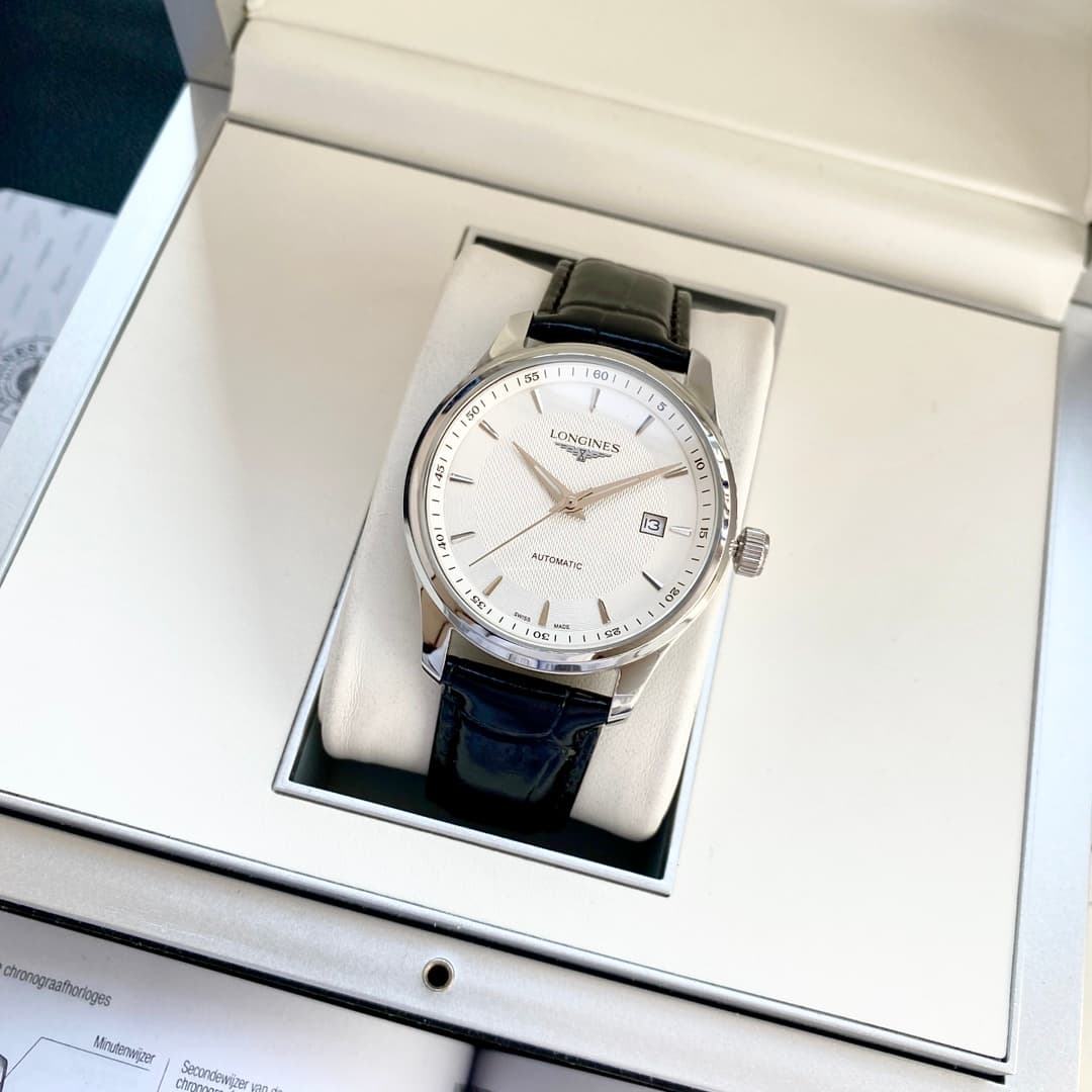 Longines White Watch