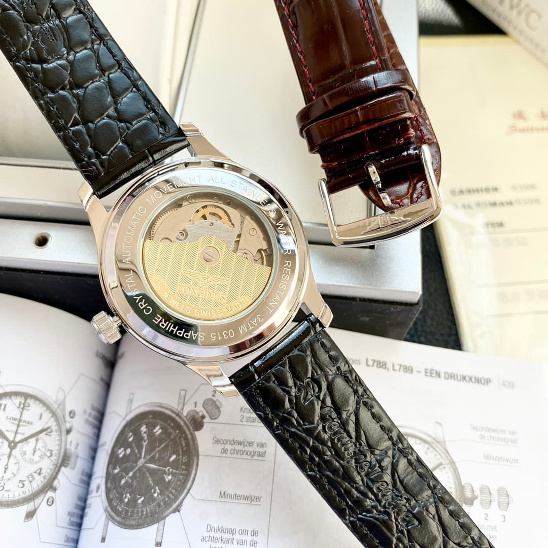 Longines White Watch