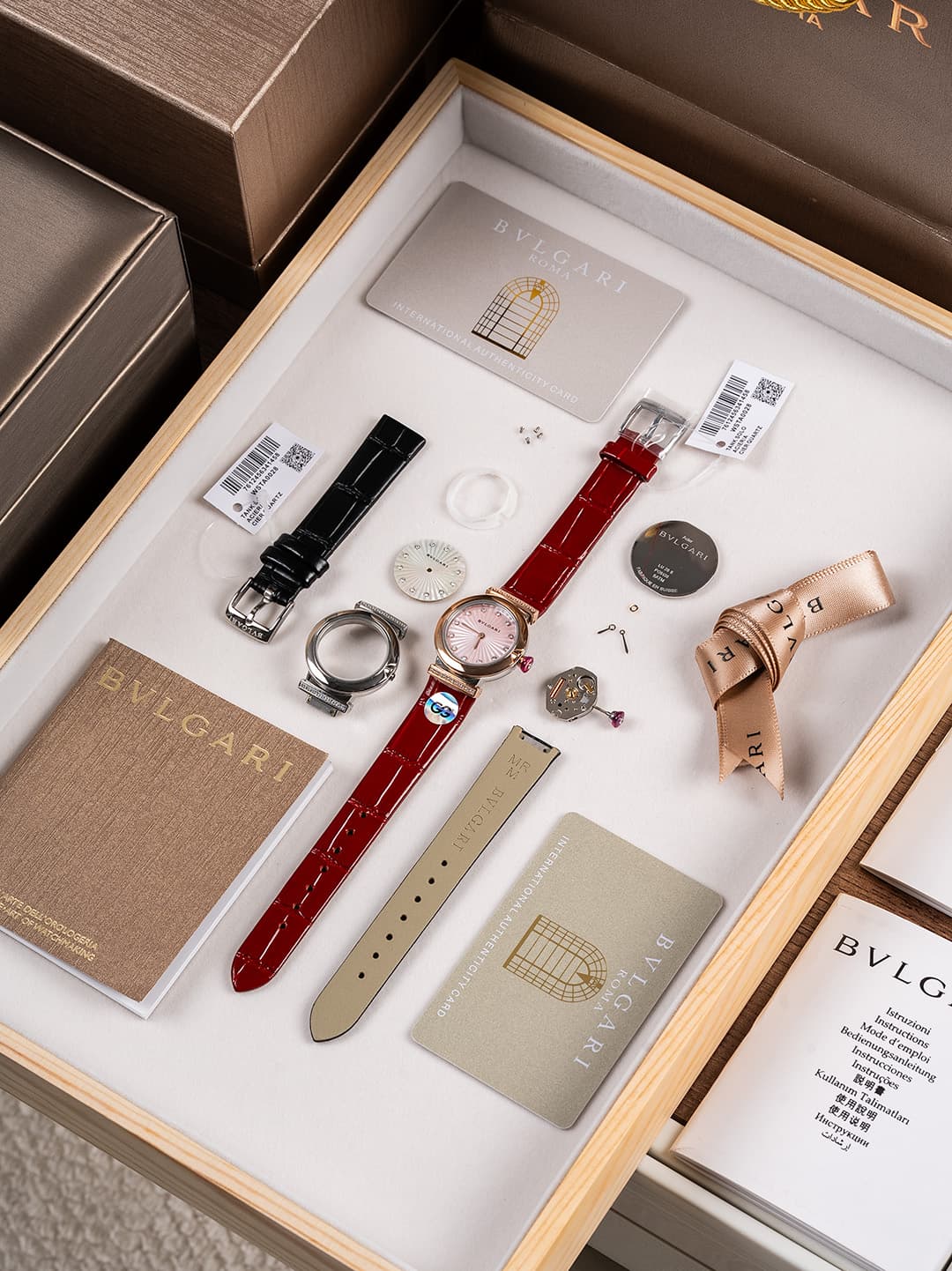 Louis Vuitton White Watch
