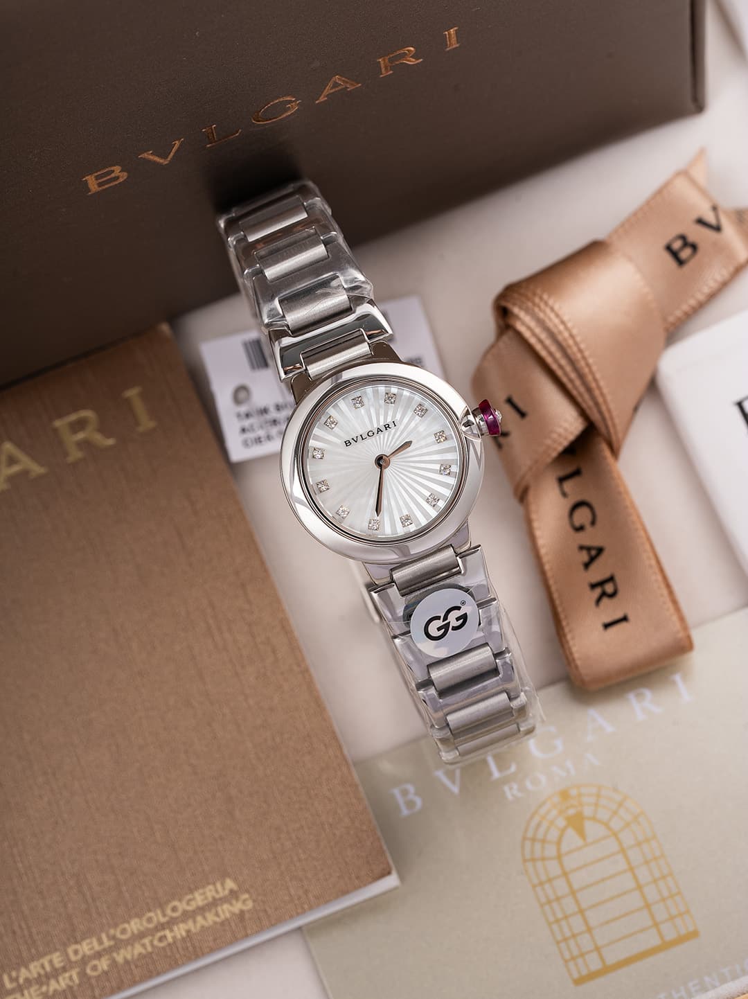 Louis Vuitton White Watch