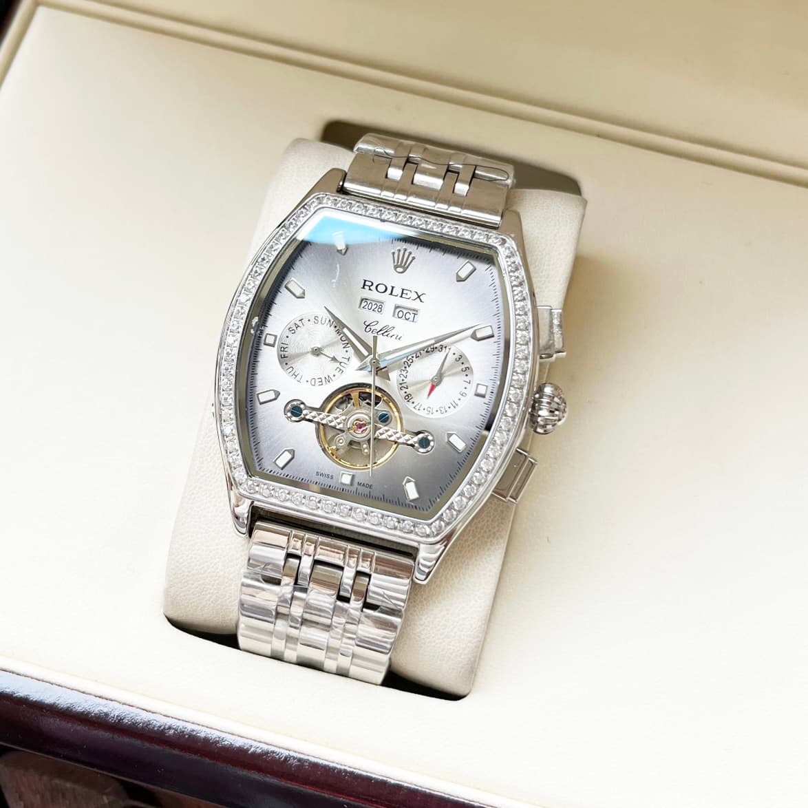 Rolex White Watch
