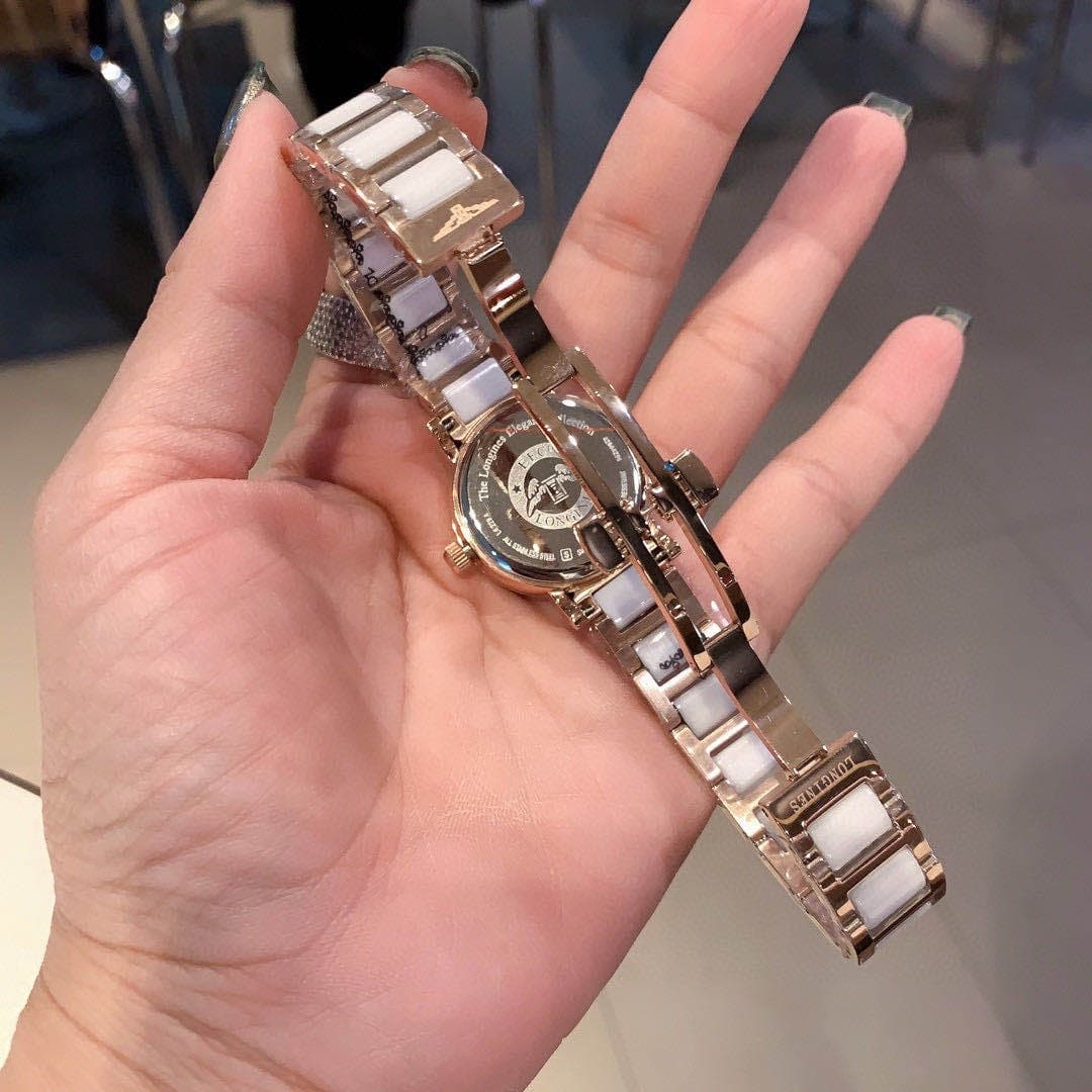 Longines White Watch