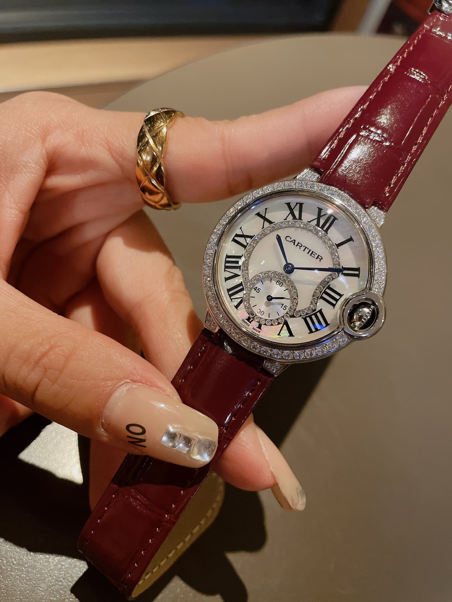 Cartier White Watch