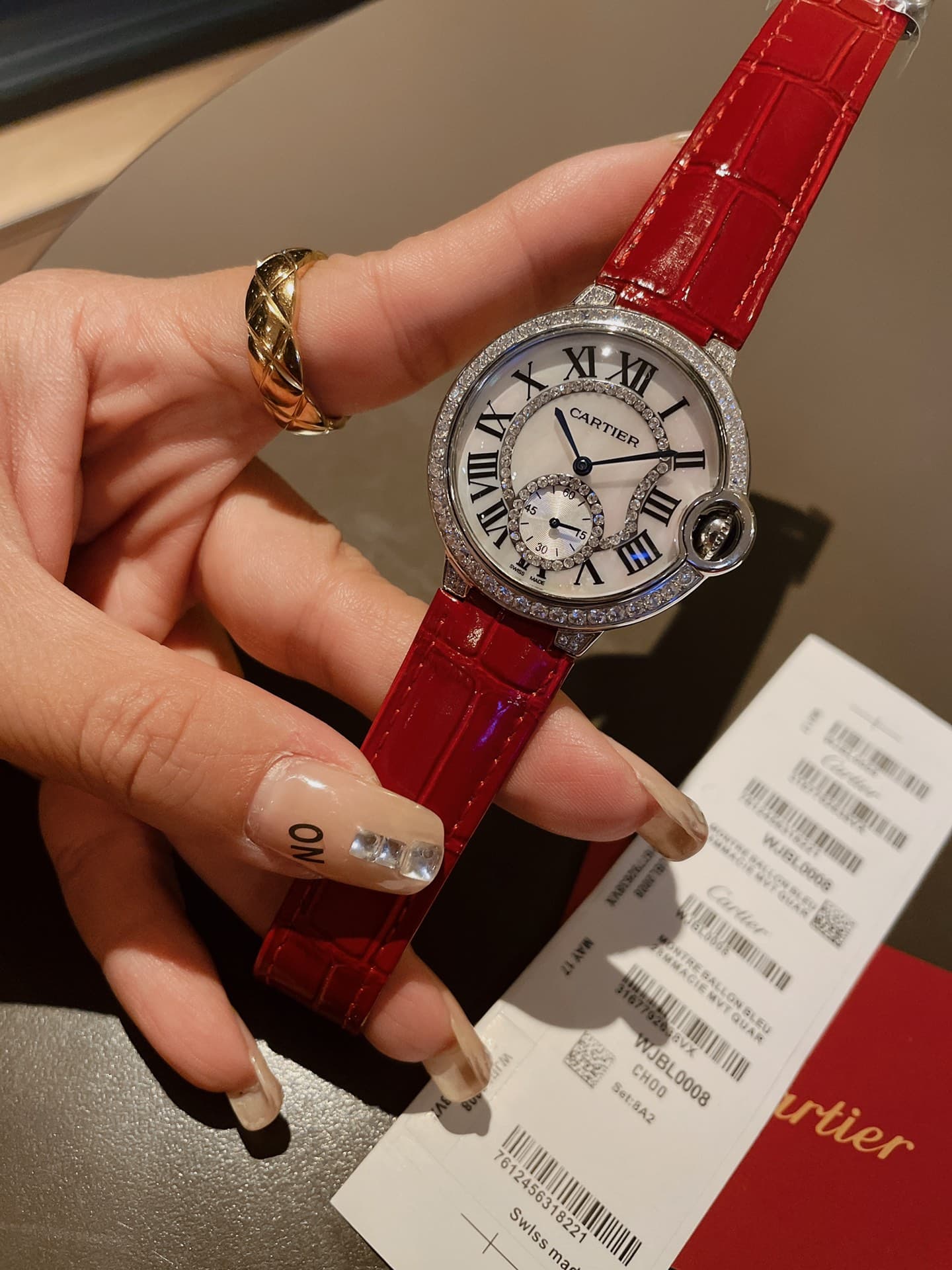 Cartier White Watch