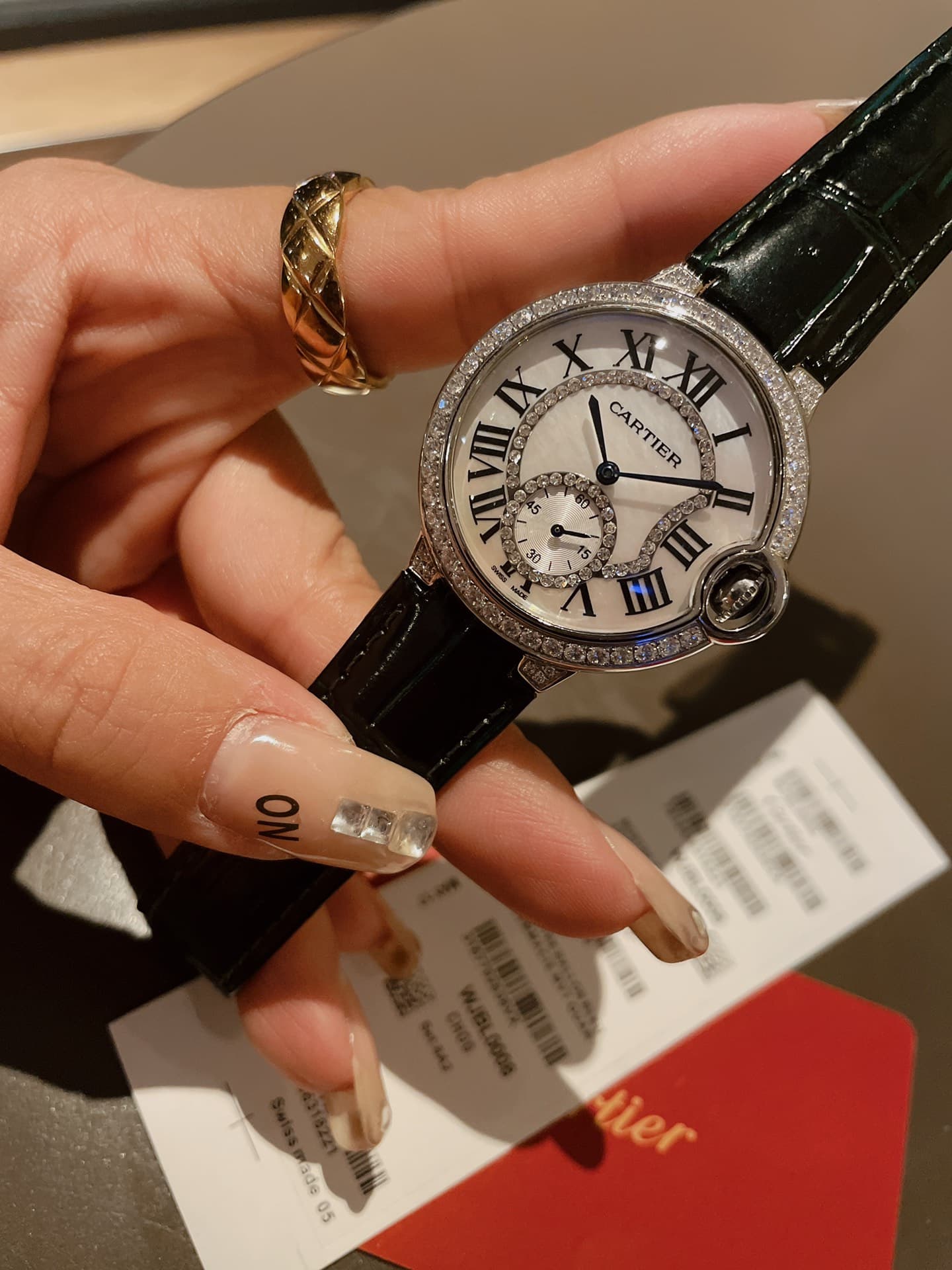 Cartier White Watch