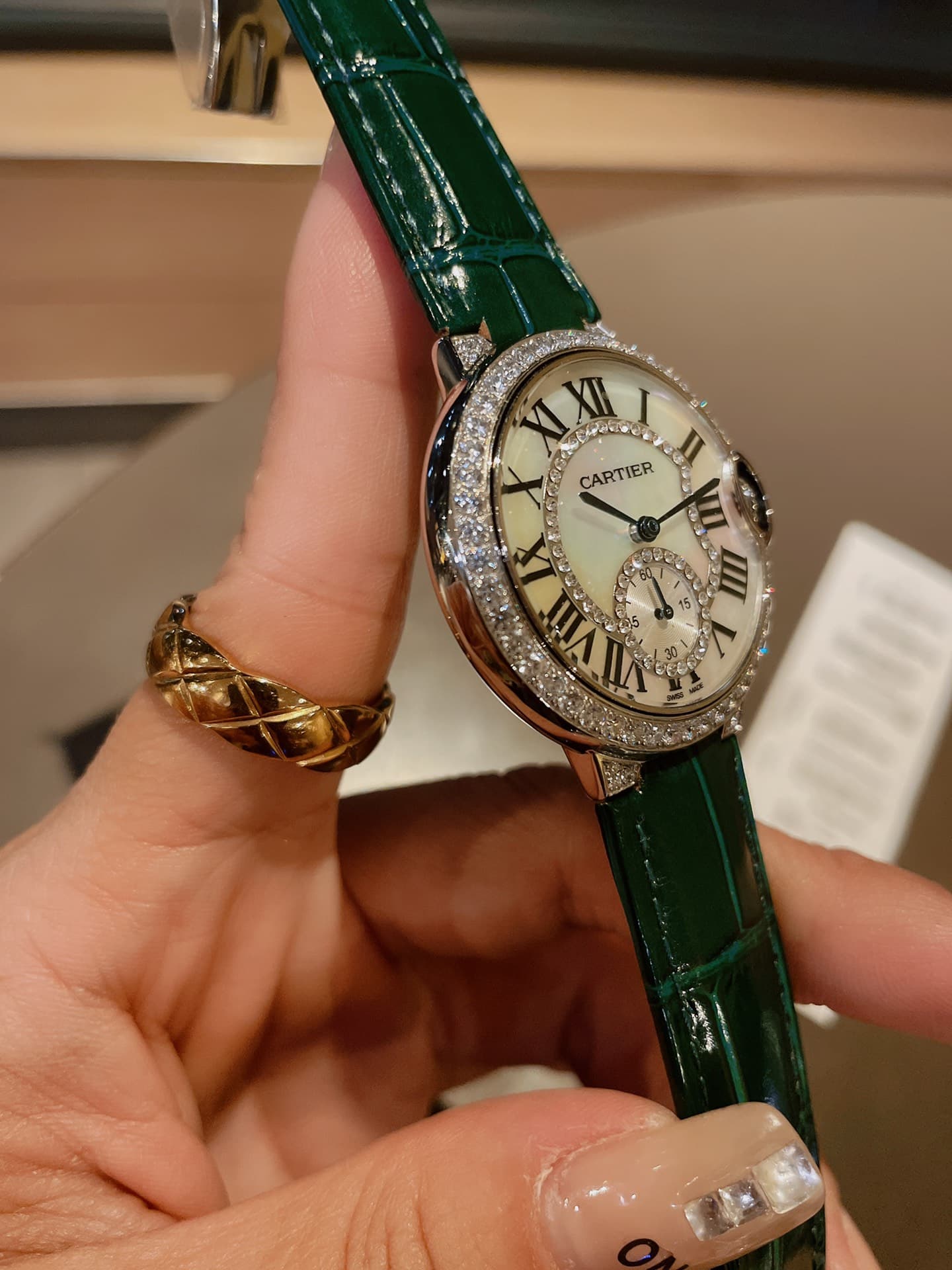 Cartier White Watch
