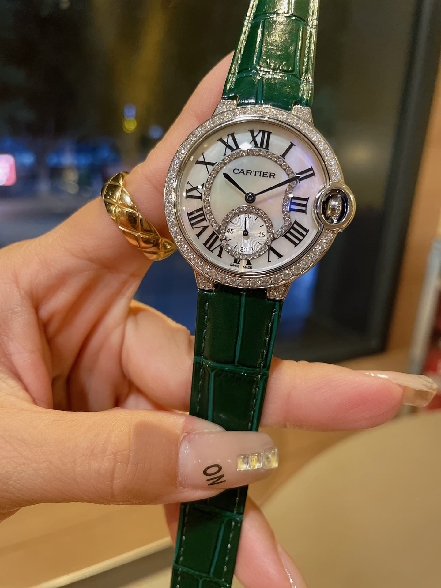 Cartier White Watch