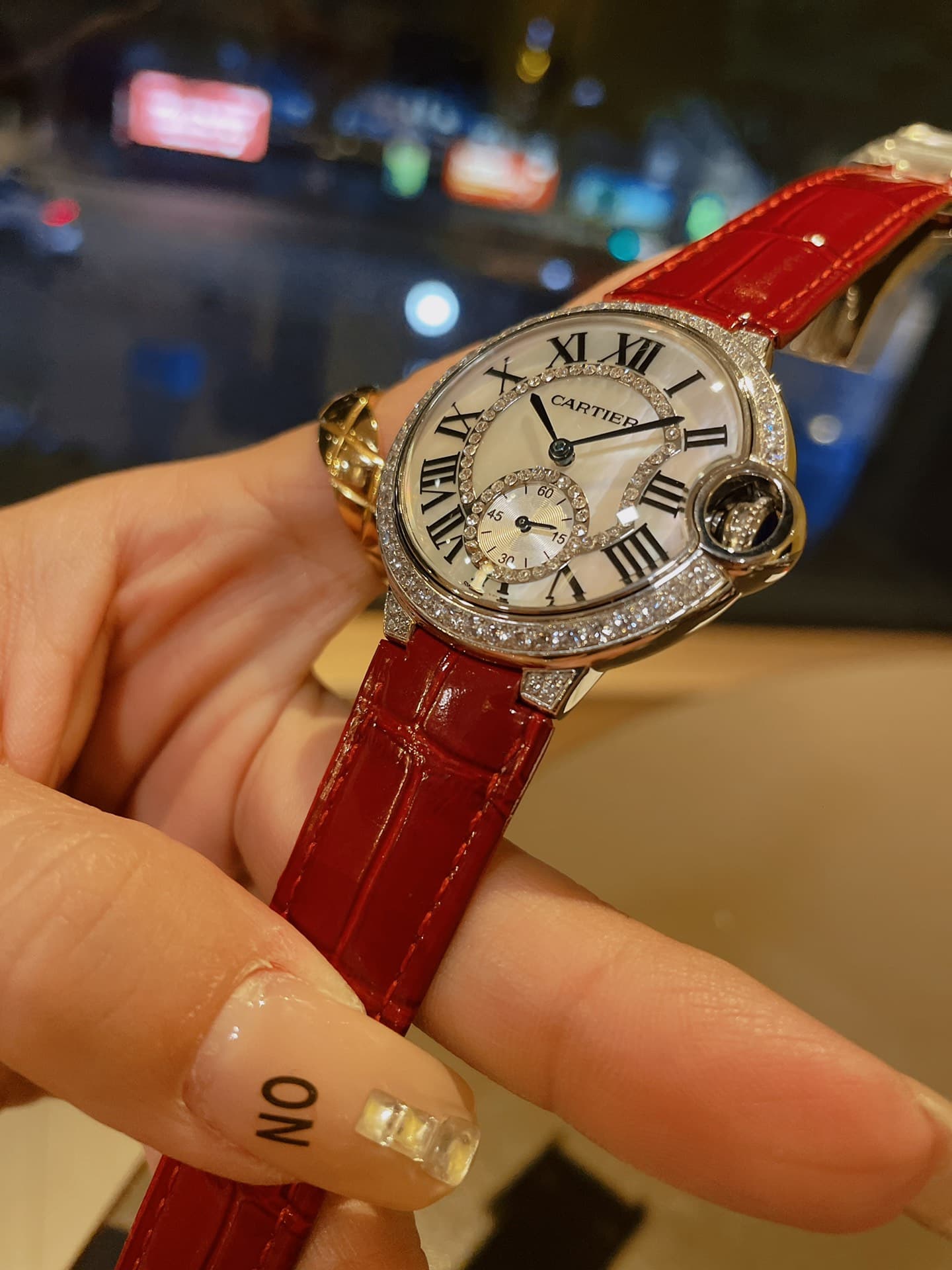 Cartier White Watch