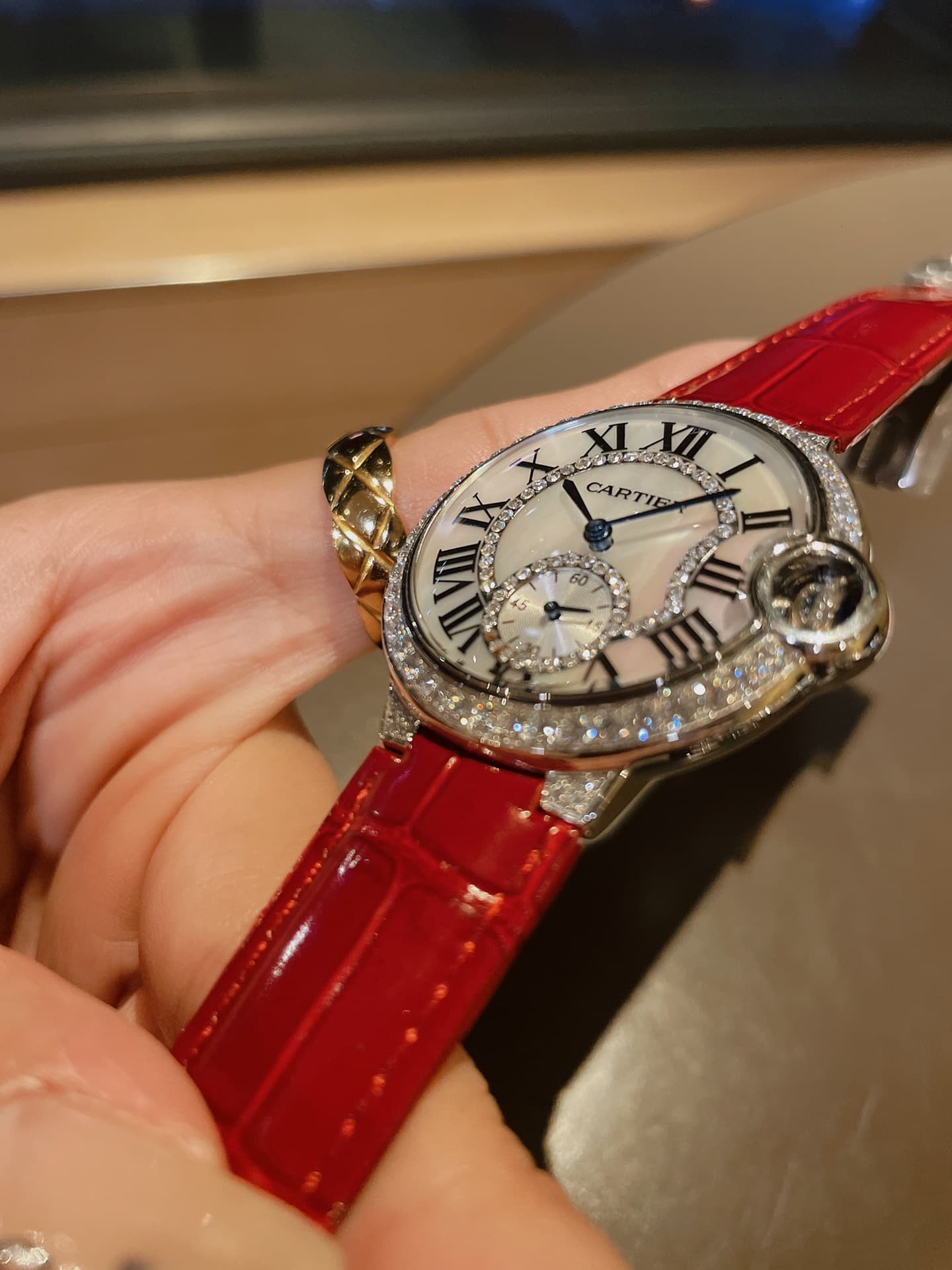 Cartier White Watch