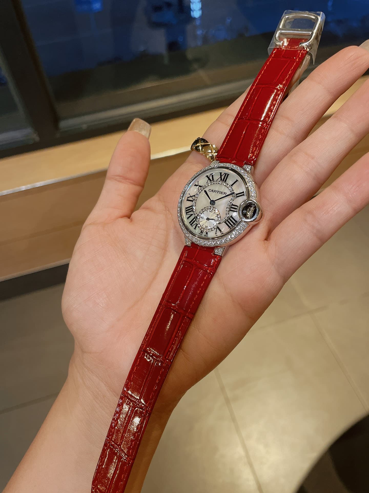 Cartier White Watch