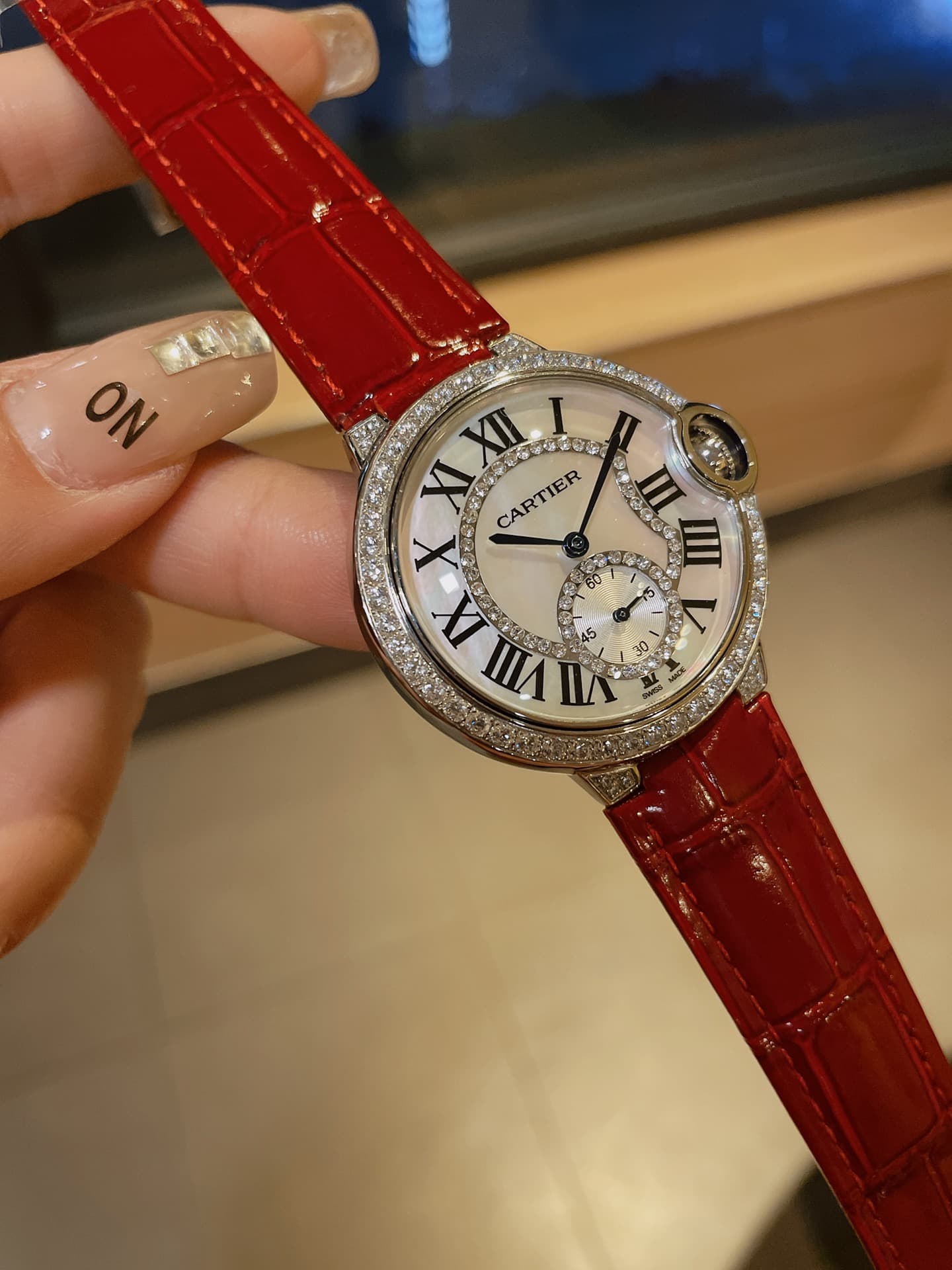 Cartier White Watch