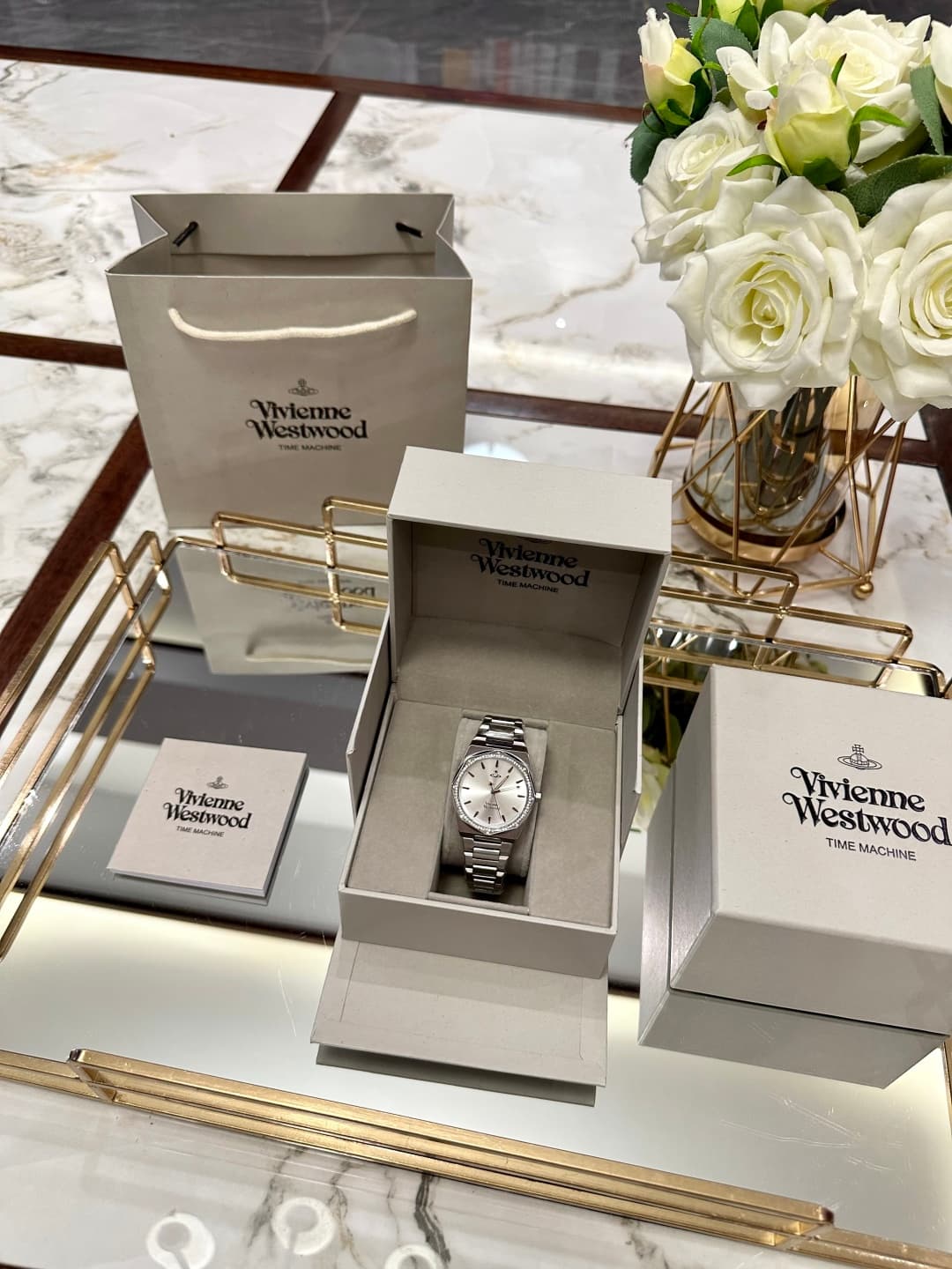 Luxury Brand Silver Watch