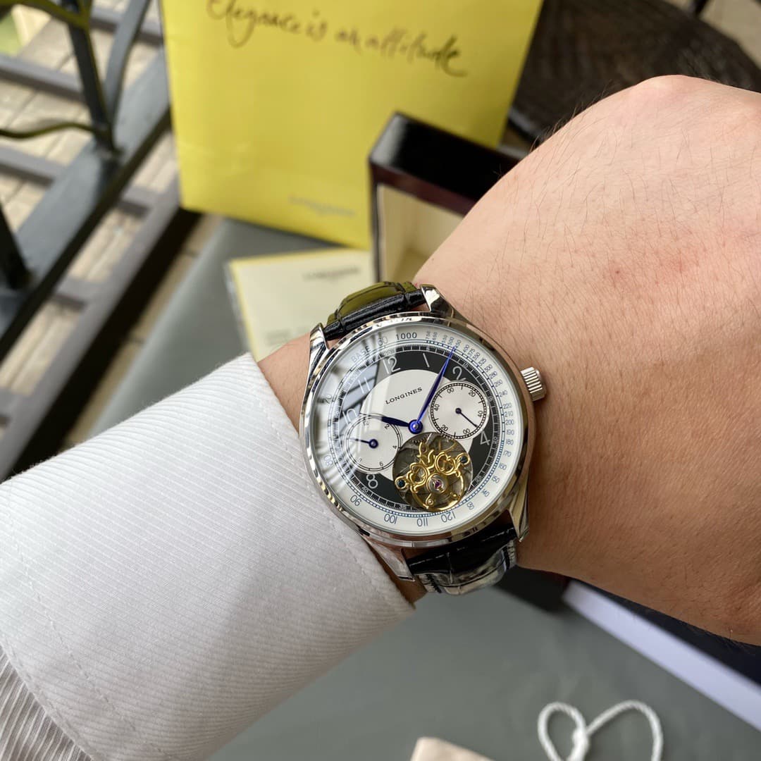 Longines White Watch