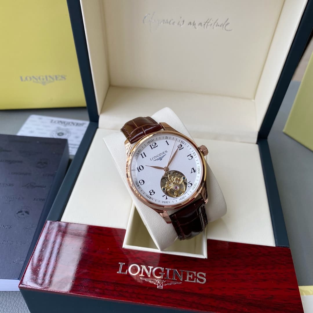 Longines White Watch