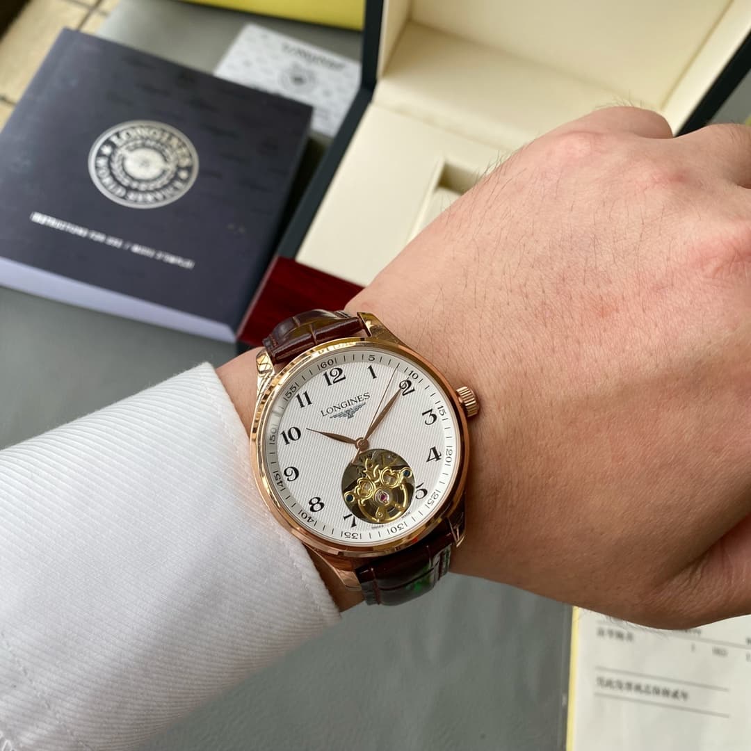 Longines White Watch