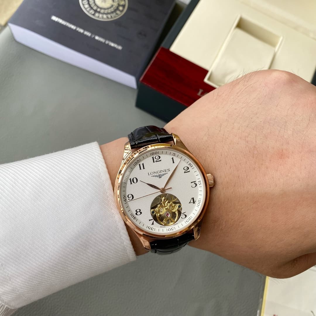 Longines White Watch