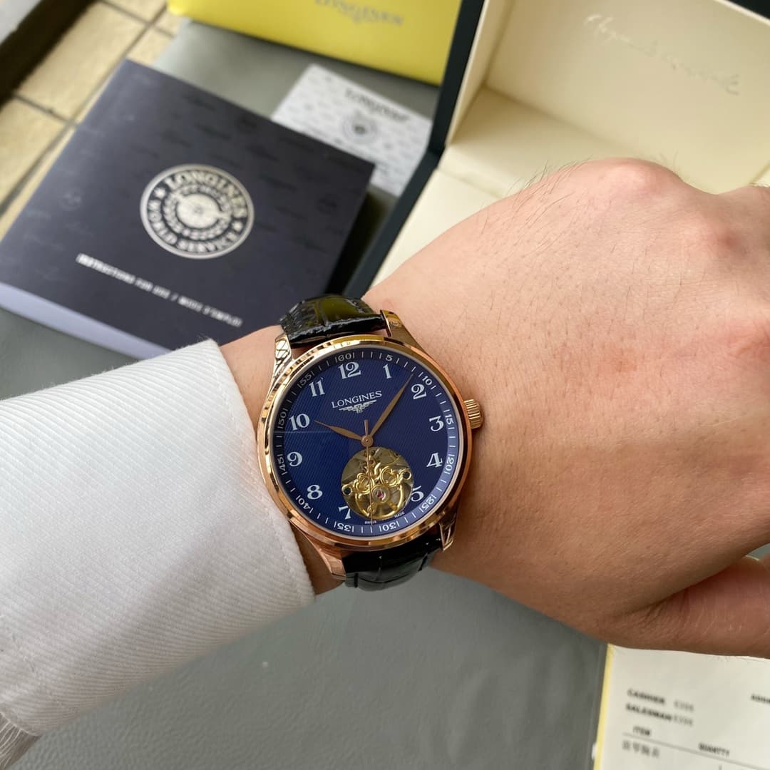 Longines White Watch