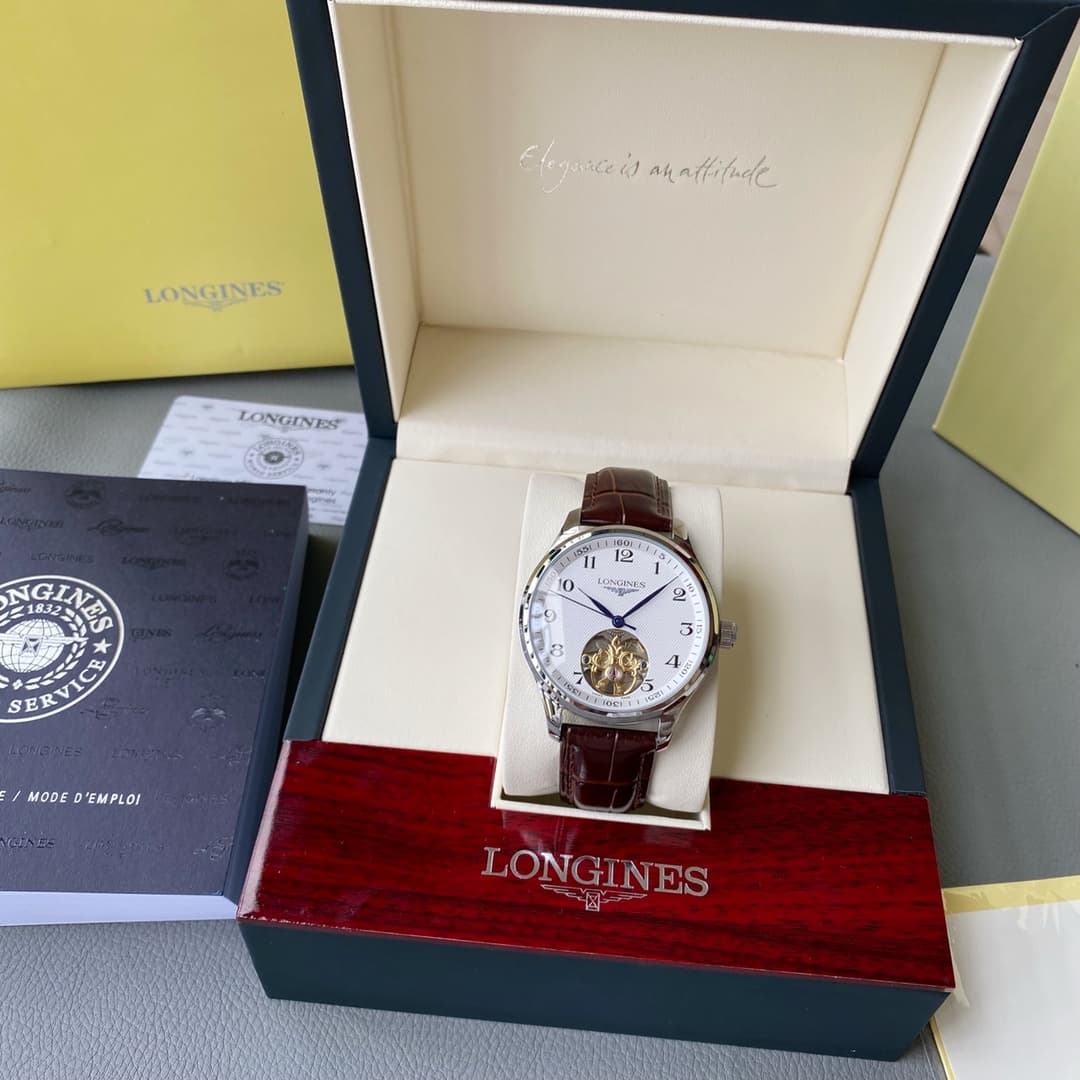 Longines White Watch