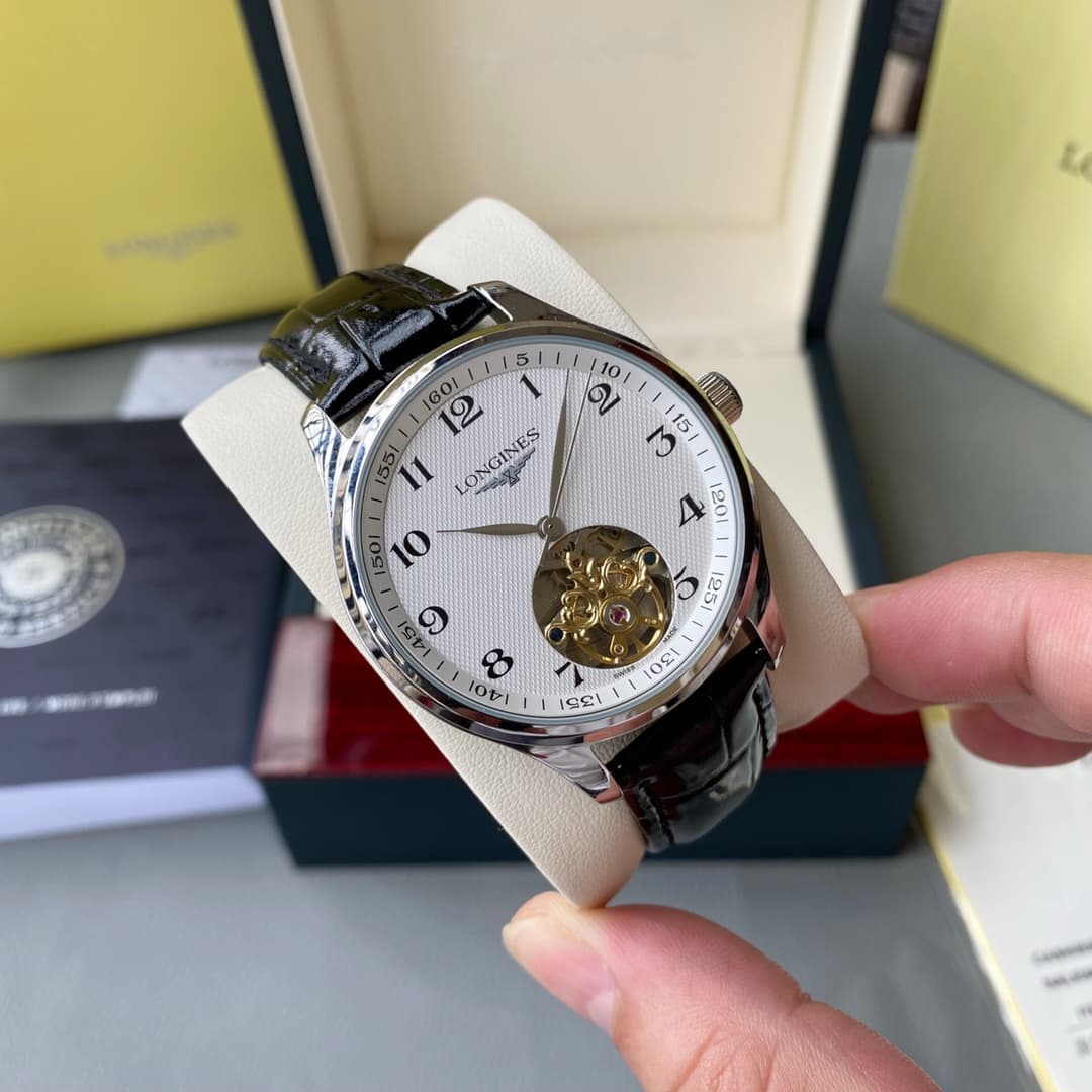 Longines White Watch