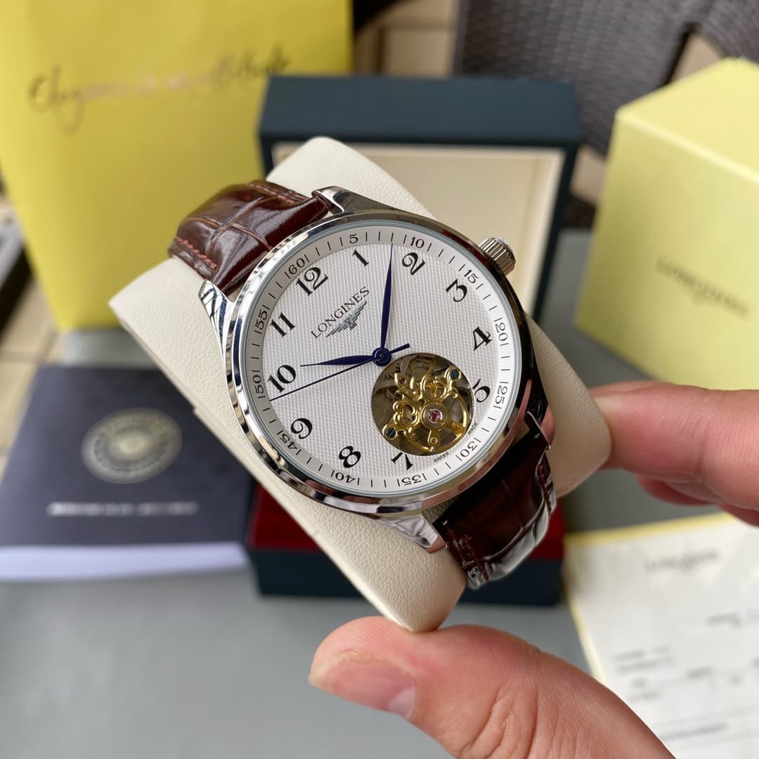 Longines White Watch