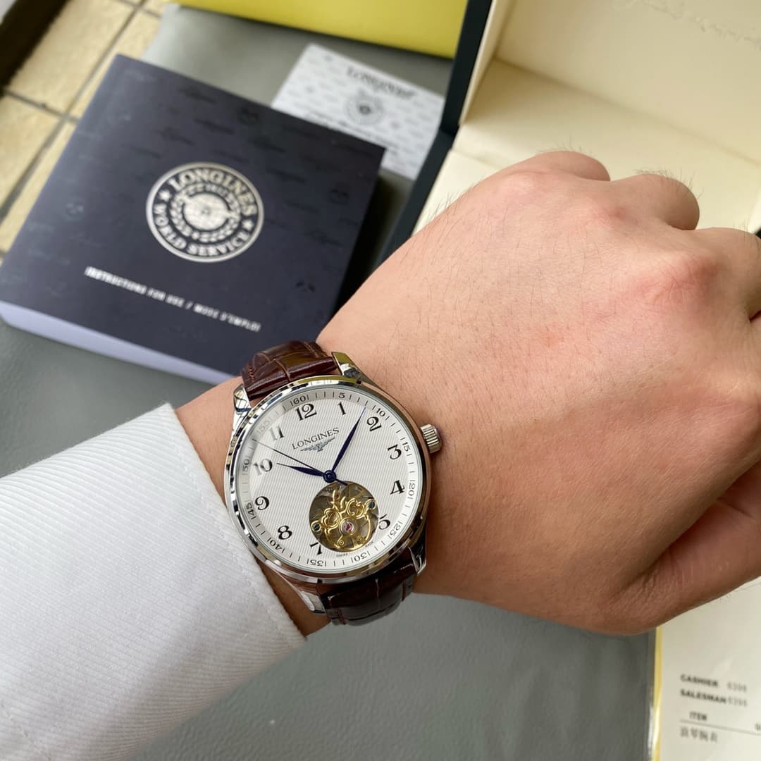 Longines White Watch