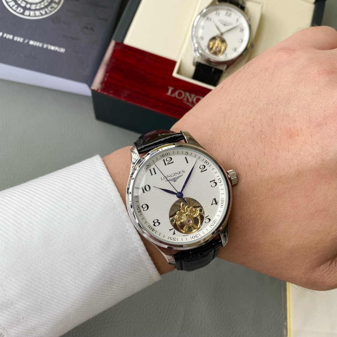 Longines White Watch