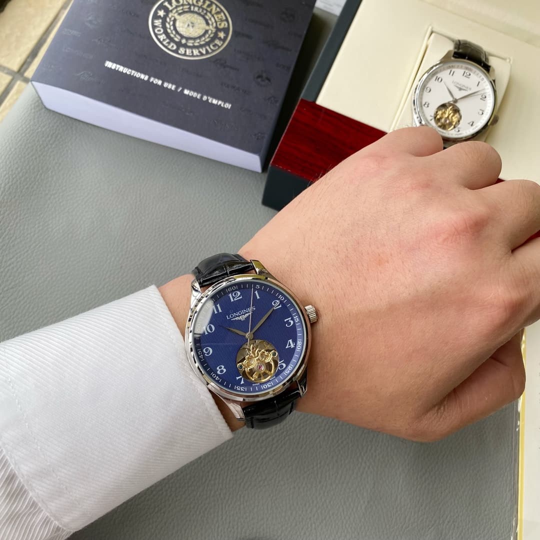 Longines White Watch