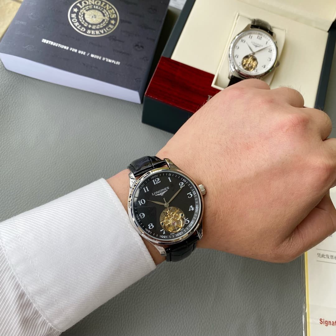 Longines White Watch
