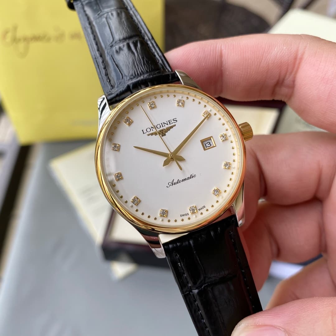 Longines White Watch
