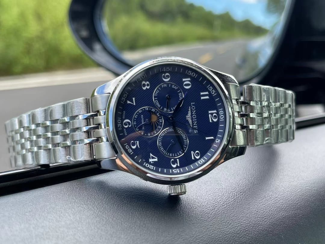 Longines White Watch