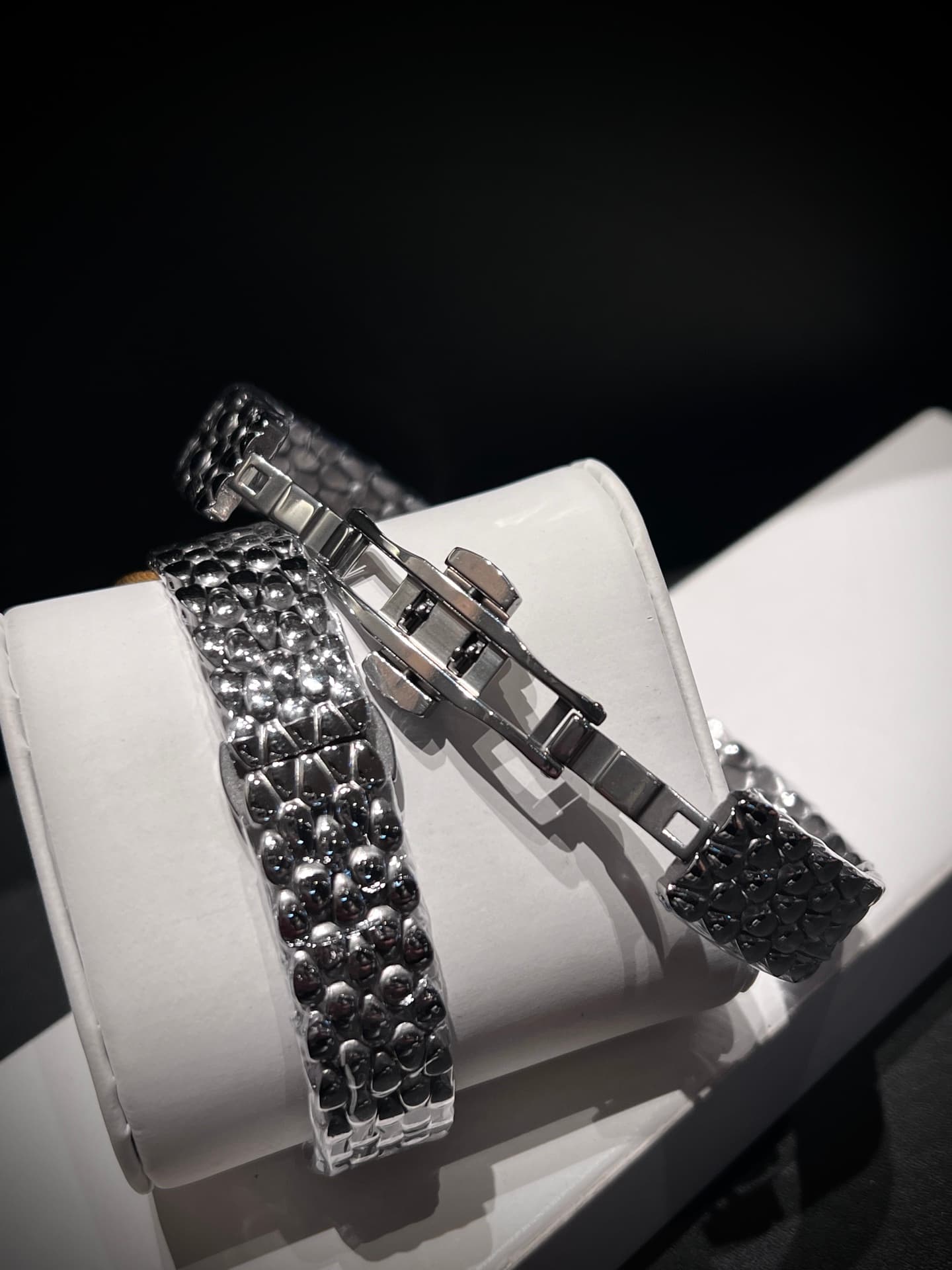 Omega White Watch
