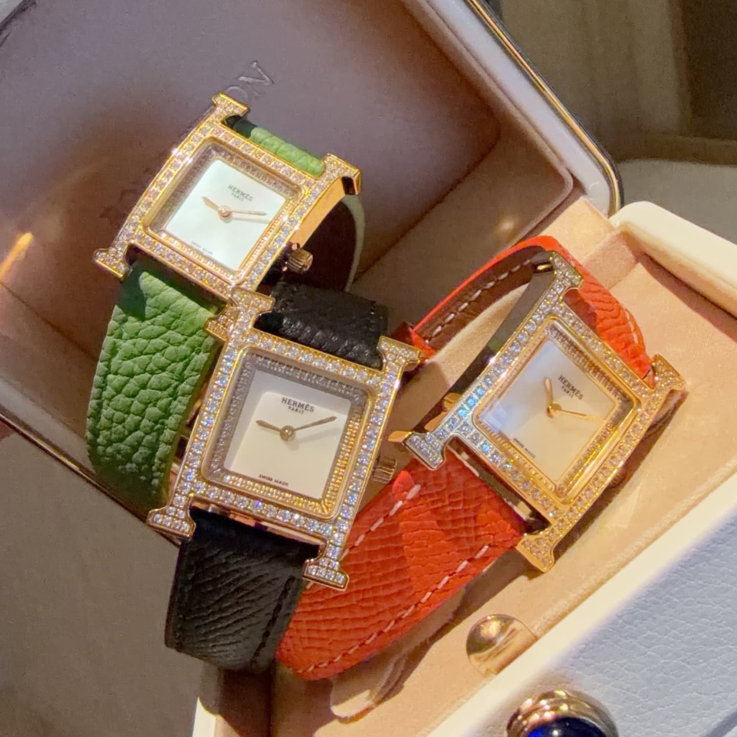 Hermes White Watch
