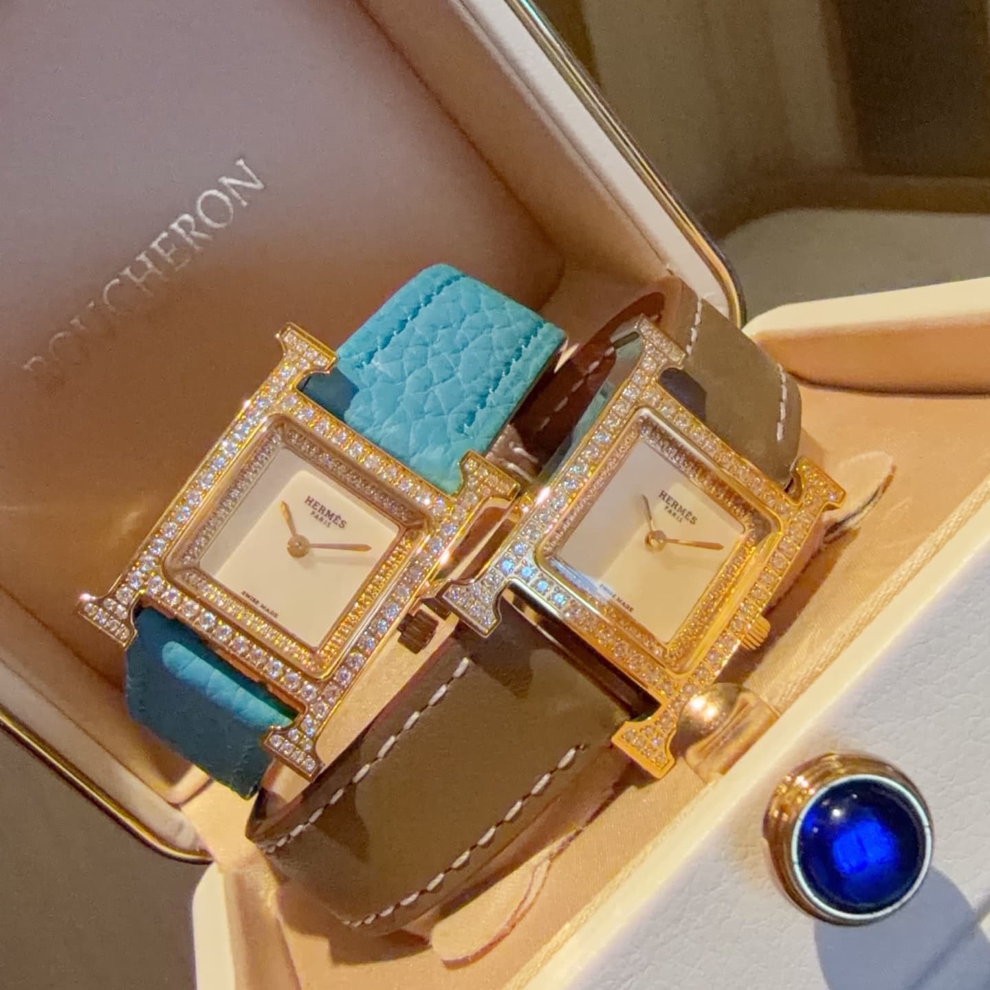 Hermes White Watch