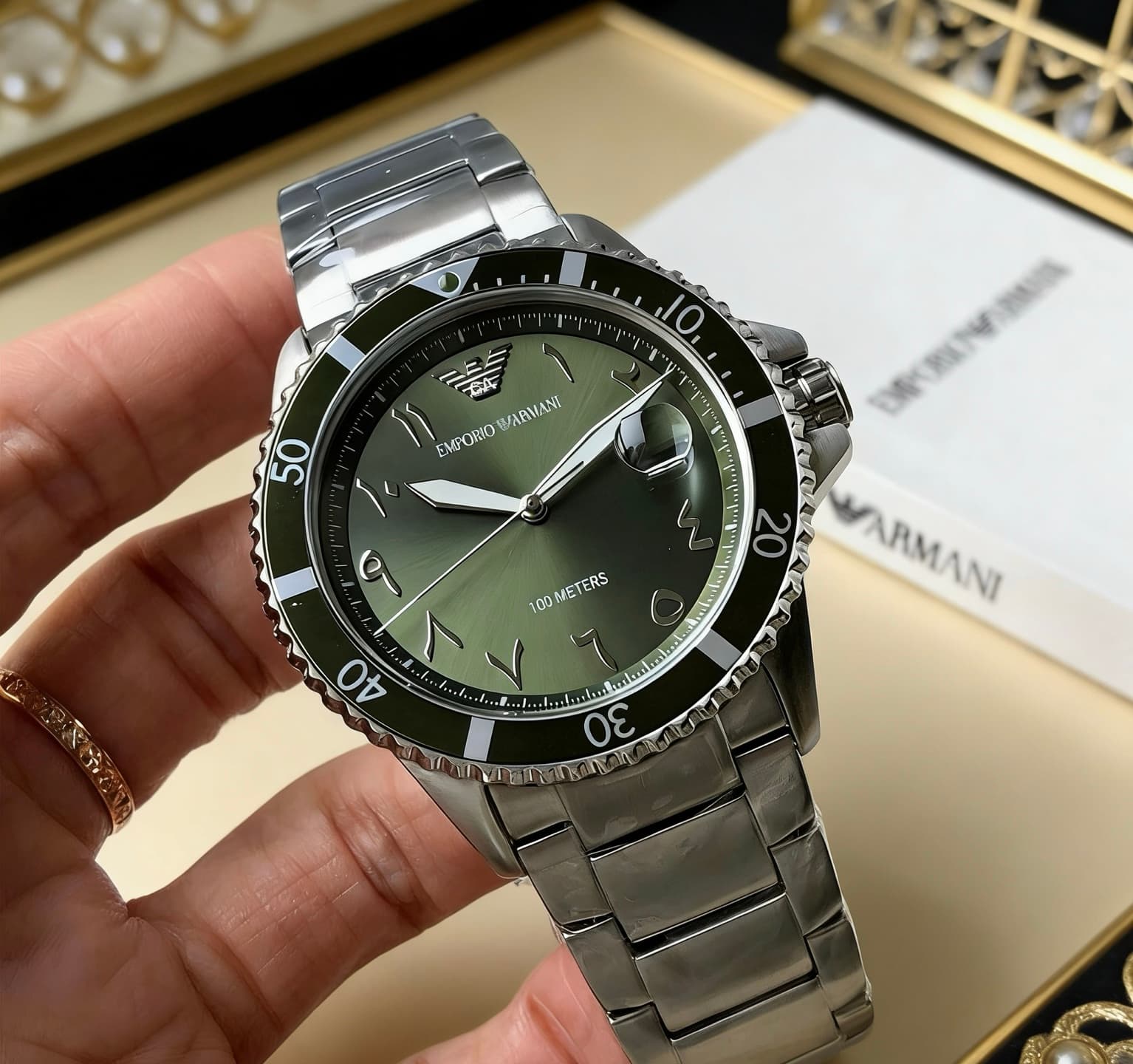 Luxury Watch Green Watch