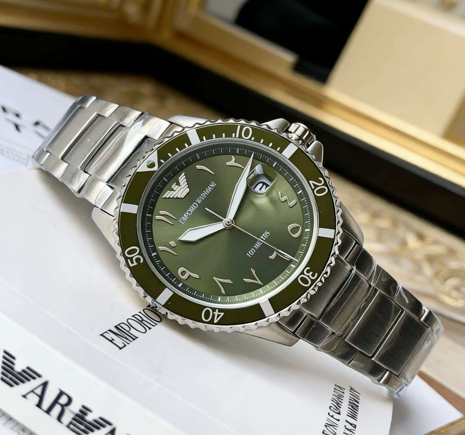 Luxury Watch Green Watch