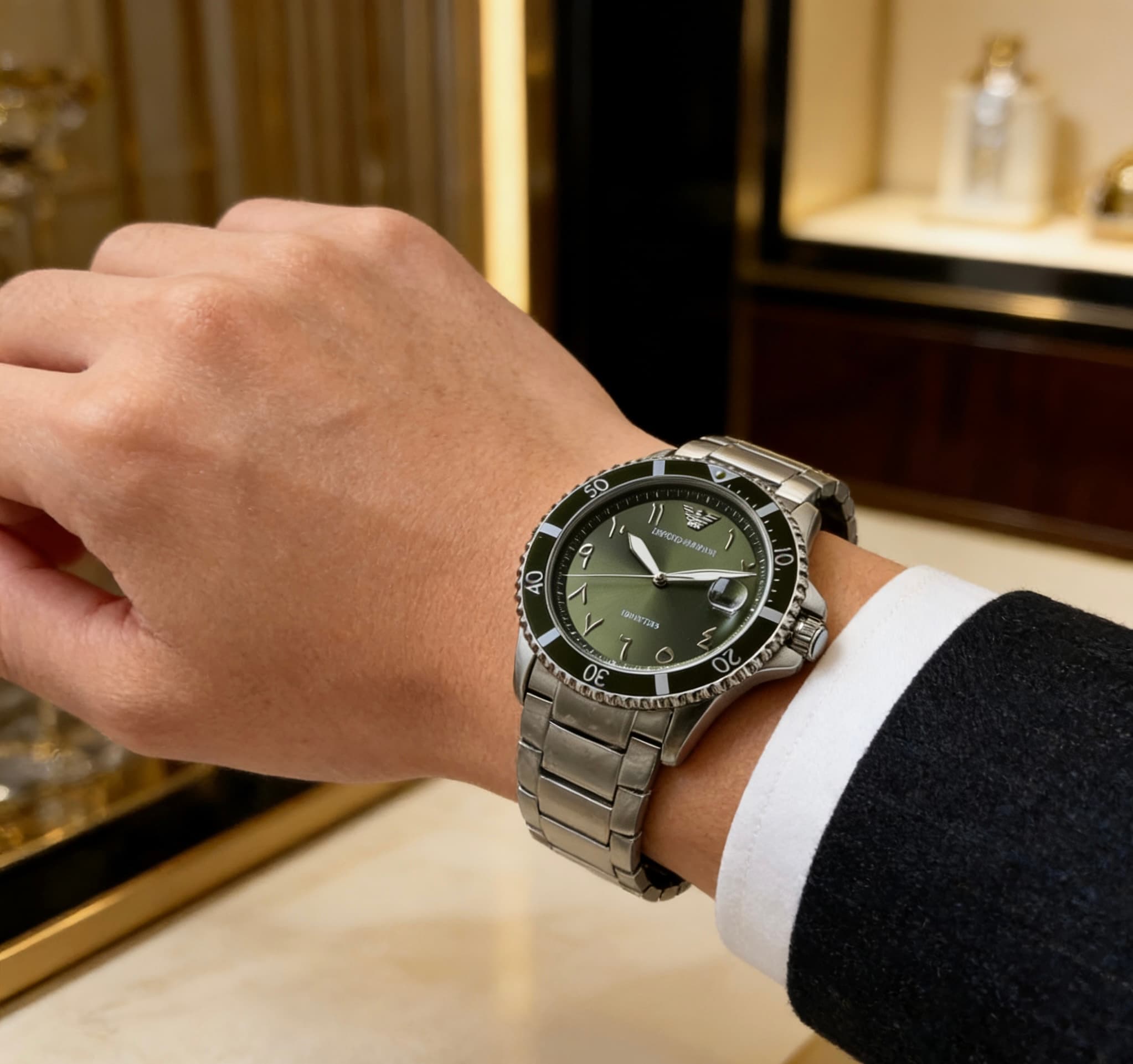 Luxury Watch Green Watch