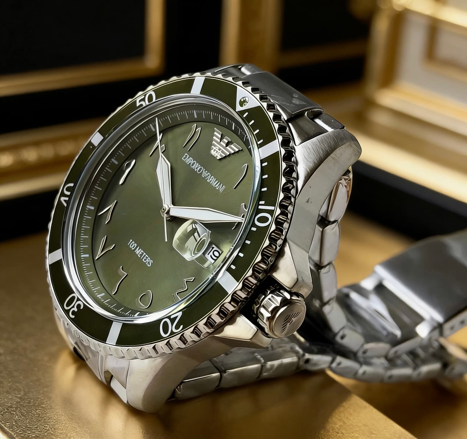 Luxury Watch Green Watch
