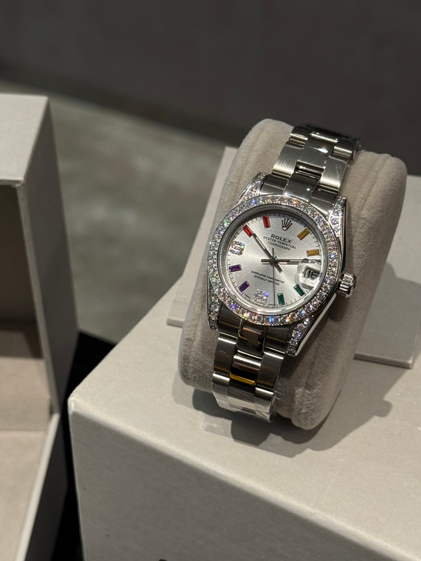 Rolex White Watch