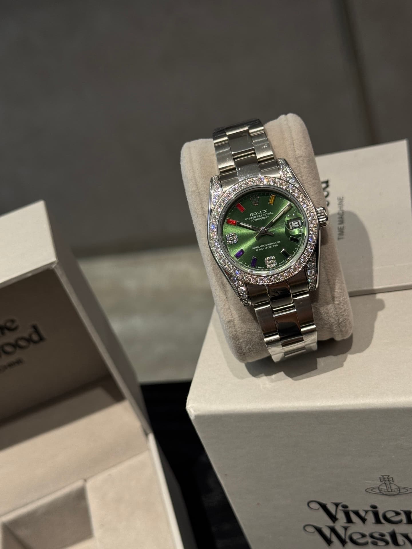 Rolex White Watch