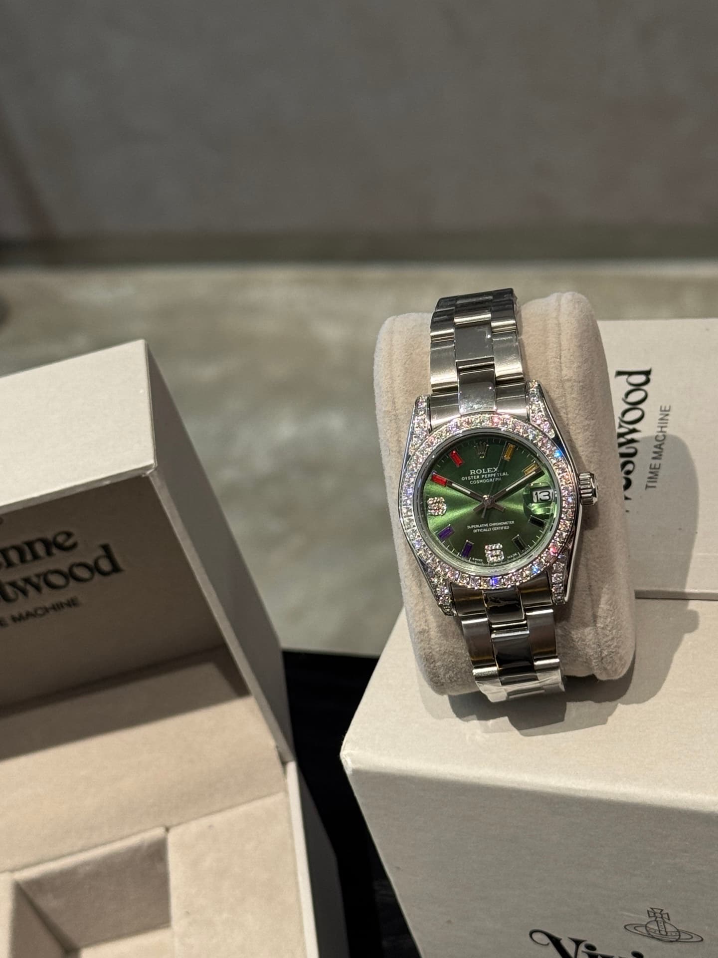 Rolex White Watch